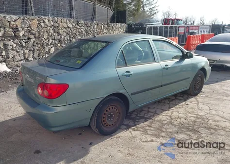 2006 Toyota Corolla Ce из США, поврежденный, VIN 2T1BR32E56C619460